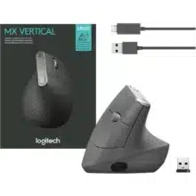 عکس ماوس بی سیم ارگونومیک لاجیتک مدل MX Vertical شارژی دو حالته - فروشگاه ماه به ماه