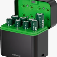 شارژر باتری گرین لاین مدل Green Lion Rechargeable 4×AA + 4×AAA Battery Dock USB-C