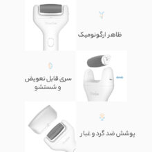 عکس دستگاه پدیکور برقی پا شیائومی Xiaoshi SHOWSEE Callus Remover B1-W - فروشگاه ماه به ماه