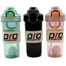بطری آب و شیکر نی دار پرو اسپورتز PRO SPORTS حجم 685 میلی‌لیتر