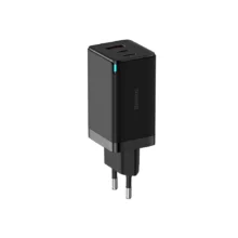 شارژر دیواری 65 وات باسئوس مدل Baseus GaN5 Pro 3 Ports Fast Charger 65W