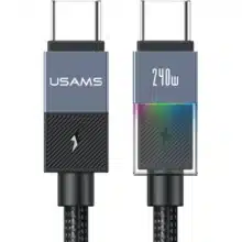 کابل دوسر تایپ سی یوسامز USAMS مدل SJ775 توان 240 وات 1.2 متر