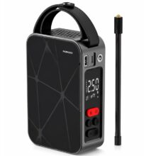 پمپ باد شارژی خودرو پورودو Porodo مدل PDGA03BK توان 60 وات