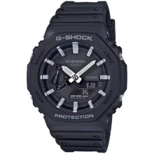 ساعت مچی مردانه عقربه ای دیجیتال جی شاک کاسیو Casio مدل GA-2100-1AER ضد آب