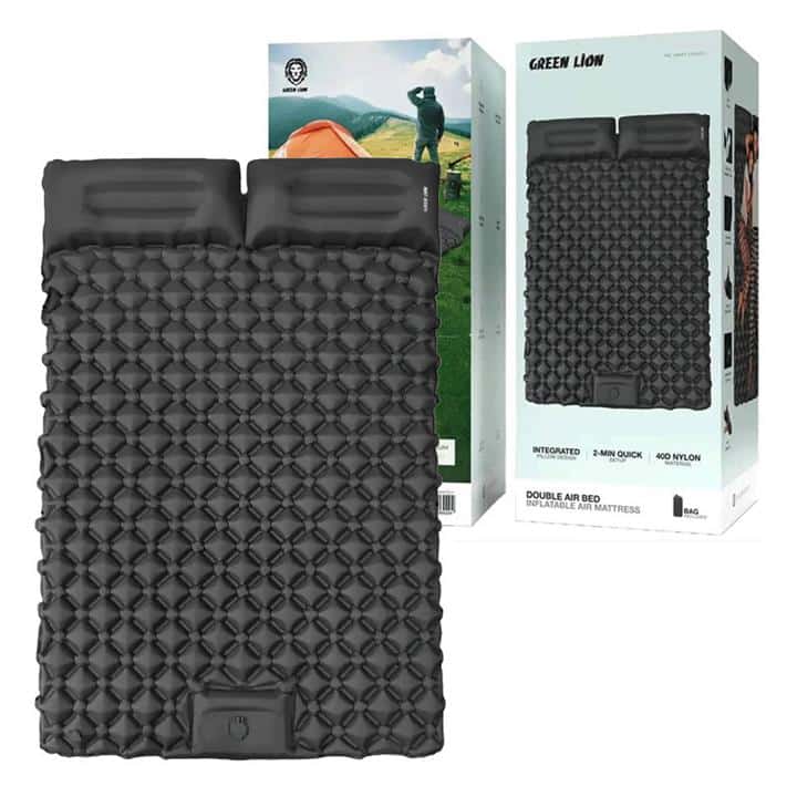 Green Lion Double Air Bed Inflatable Air Mattress