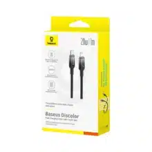 کابل USB-C به Lightning باسئوس مدل Baseus Discolor Series 20W Fast PD