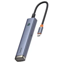 هاب USB Type-C باسئوس 6 پورت مدل Baseus UltraJoy Series BS-OH164