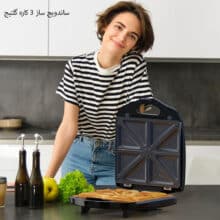 عکس ساندویچ ساز 3 کاره گلتیج Goaltage مدل GT-SWM01-1400W - فروشگاه ماه به ماه