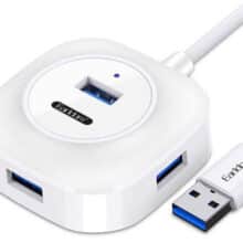 عکس هاب شارژر یو اس بی 4 پورت ارلدام Earldom ET-HUB06 USB2.0 Hub - فروشگاه ماه به ماه