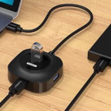 عکس هاب شارژر یو اس بی 4 پورت ارلدام Earldom ET-HUB06 USB2.0 Hub - فروشگاه ماه به ماه