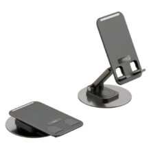 عکس هولدر رومیزی موبایل و تبلت تاشو چرخشی ایکس او XO-C108 FOLDABLE DESKTOP PHONE STAND - فروشگاه ماه به ماه