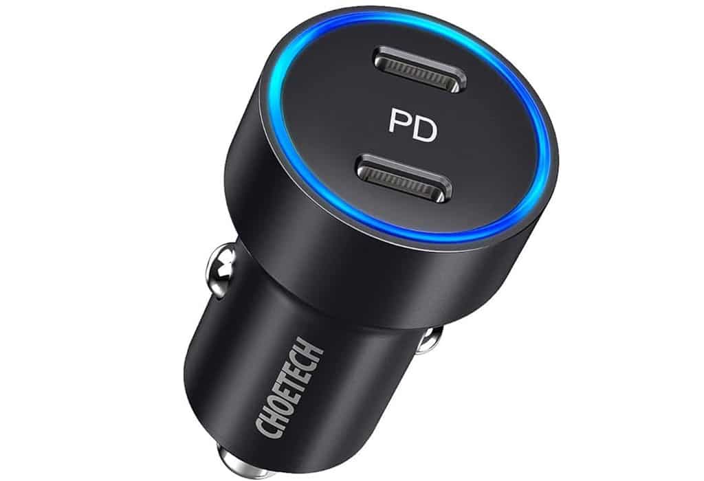عکس شارژر فندکی فست شارژ ماشین تایپ سی 36 وات چویتک C0054 - فروشگاه ماه به ماه