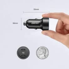 عکس شارژر فندکی فست شارژ ماشین تایپ سی 36 وات چویتک C0054 - فروشگاه ماه به ماه