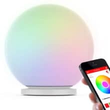 عکس لامپ LED بلوتوثی هوشمند شارژی مایپو Mipow BTL301W - فروشگاه ماه به ماه