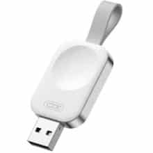 عکس شارژر بی سیم مگنتی اپل واچ سری 1، 2، 3، 4، 5، 6 و 7 با توان 2.5 وات ایکس او CX019 - فروشگاه ماه به ماه
