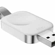 عکس شارژر بی سیم مگنتی اپل واچ سری 1، 2، 3، 4، 5، 6 و 7 با توان 2.5 وات ایکس او CX019 - فروشگاه ماه به ماه