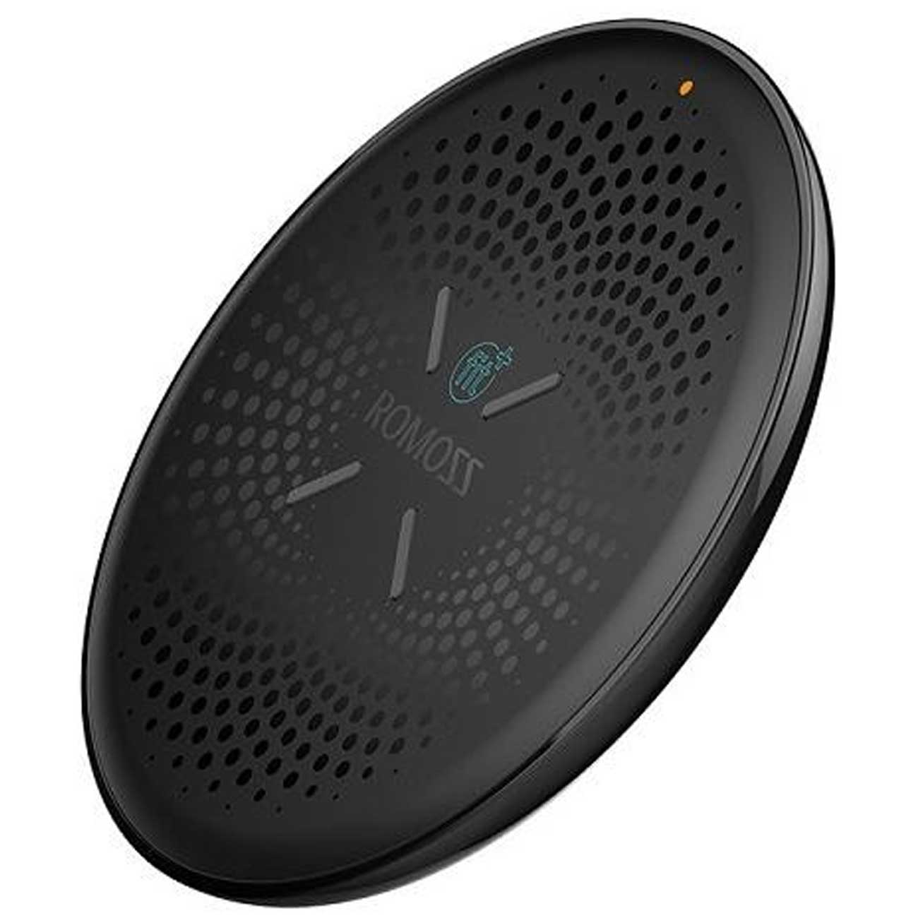 عکس شارژر وایرلس 10 وات روموس WF02 - فروشگاه ماه به ماه
