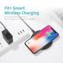 عکس شارژر وایرلس 10 وات روموس WF02 - فروشگاه ماه به ماه