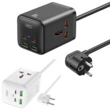 چندراهی دو سوکت برق، دو تایپ سی و دو یو اس بی 65 وات ایکس او WL24