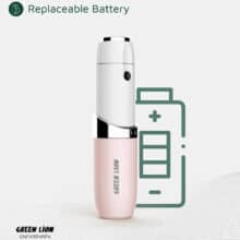 عکس ماشین اصلاح صورت گرین لاین (Green Lion) مخصوص بانوان مدل GL-TM30 GNFHRRVRPK - فروشگاه ماه به ماه