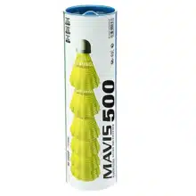 عکس توپ بدمینتون یونکس Yonex طرح Yonex M-500P بسته 6 عددی - فروشگاه ماه به ماه