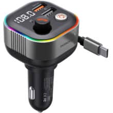 شارژر فندکی و فرستنده FM پورودو Porodo مدل PDFWCH069DG توان 65 وات