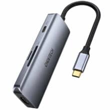 عکس هاب تایپ سی 7 پورت چویتک CHOETECH مدل HUB-M19 توان 100 وات - فروشگاه ماه به ماه