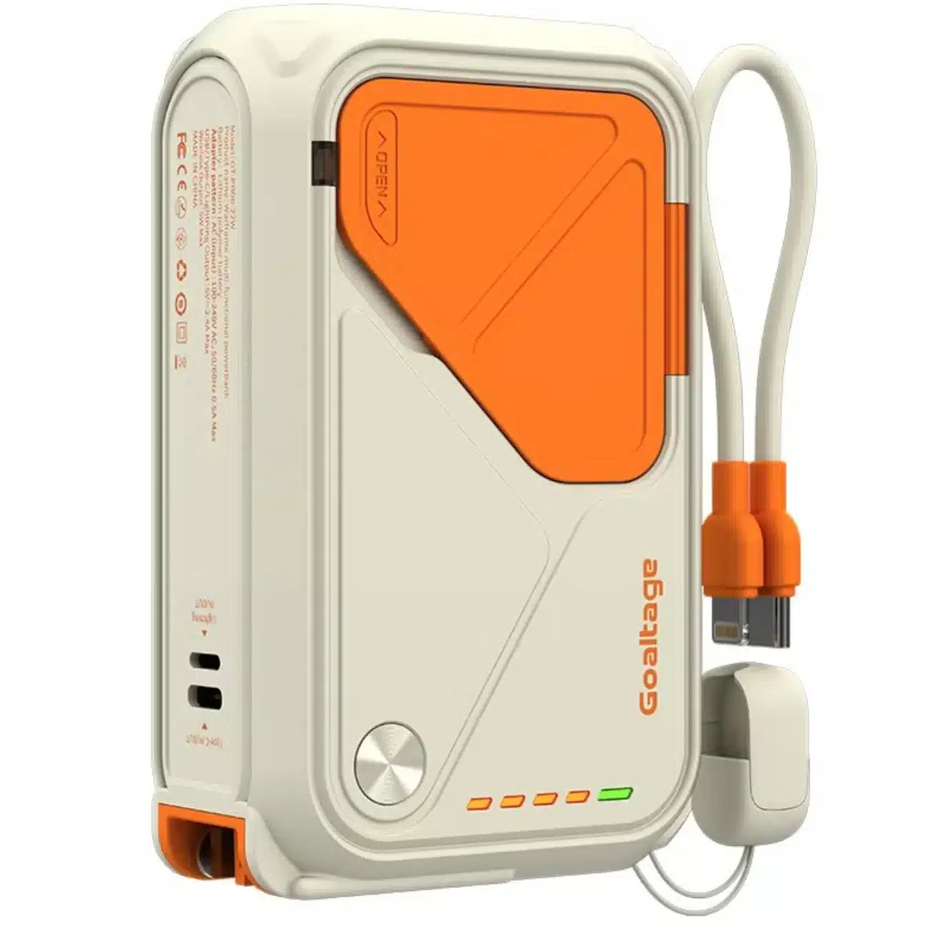عکس پاوربانک گلتیج Goaltage مدل PB06 MagPulse توان 22 وات ظرفیت 20000 - فروشگاه ماه به ماه