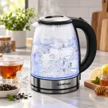 عکس کتری برقی گلتیج Goaltage مدل KTL01 شیشه ای با ظرفیت 1.8 لیتر - فروشگاه ماه به ماه