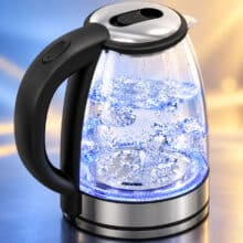 عکس کتری برقی گلتیج Goaltage مدل KTL01 شیشه ای با ظرفیت 1.8 لیتر - فروشگاه ماه به ماه