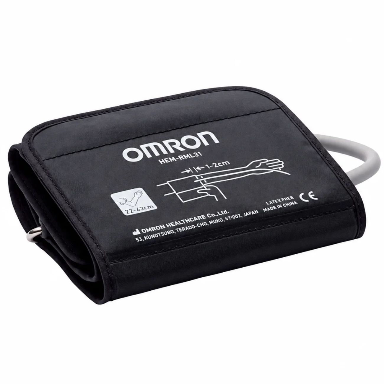 عکس کاف بازویی فشارسنج امرون OMRON مدل HEM-RML31-B سایز 22 تا 42 - فروشگاه ماه به ماه