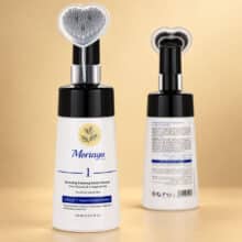 عکس فوم شستشوی صورت آبرسان مورینگا امو مدل 01 مناسب پوست‌های چرب و معمولی 150ml - فروشگاه ماه به ماه