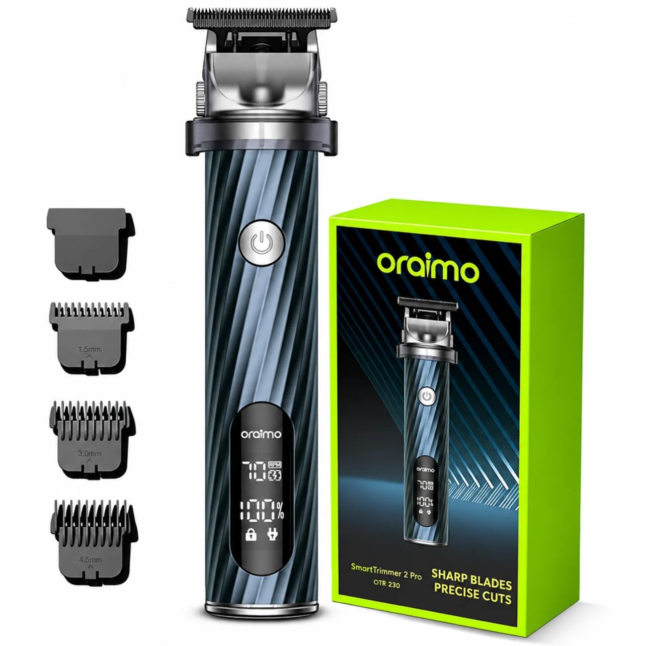 عکس ماشین اصلاح موی صورت و بدن اورایمو Oraimo مدل OTR-280 دو سرعته - فروشگاه ماه به ماه
